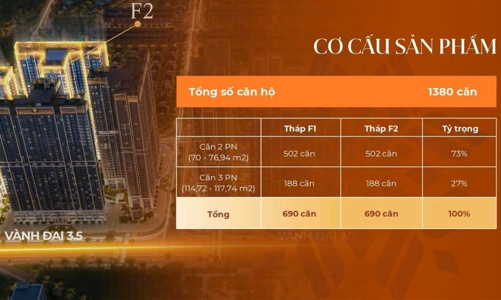 Mặt bằng 1 Mặt bằng chung cư The Flame Vine