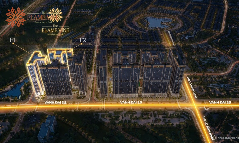 Vị trí The Flame Vine gần vành đai 3.5